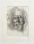 A portrait of an old man done in charcoal by California artist Ralph Edward Joosten (American, 1928-2009). Signed "R....