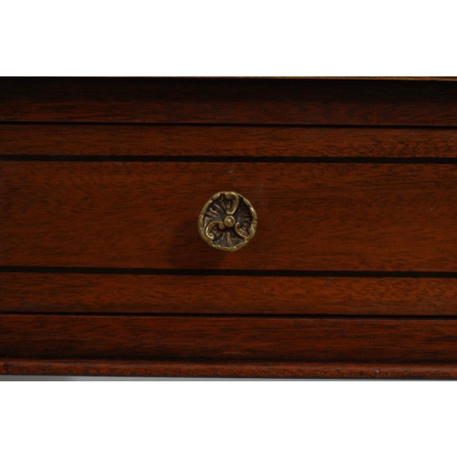 Vintage Regency Style Writing Table Desk For Sale - Image 11 of 18