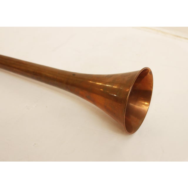 Mid 19th Century Mid-Late 19th Century English Copper & Brass Coaching Horn For Sale - Image 5 of 9