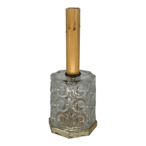 1960s Vintage Glass Table Lamp