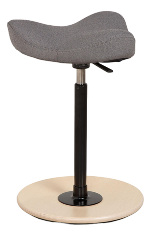 Move Sit-Stand Stool with Grey Revive 164 Base in Ash by Per Øie for Varier