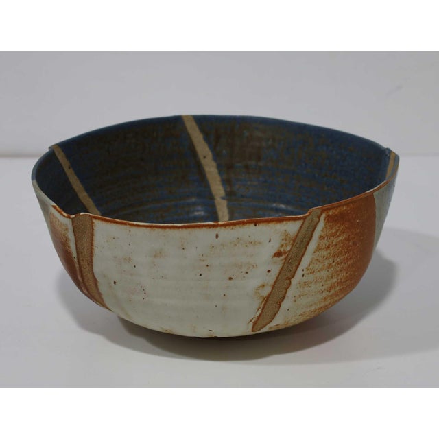 Ceramic Studio Art Pottery Bowl, Signed For Sale - Image 7 of 12