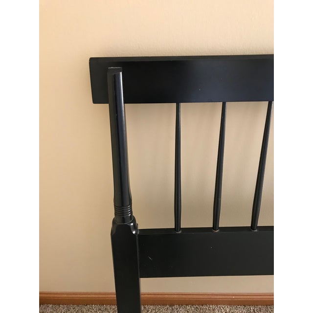 20th Century Hitchcock Black Stencil Twin Size Headboard Chairish
