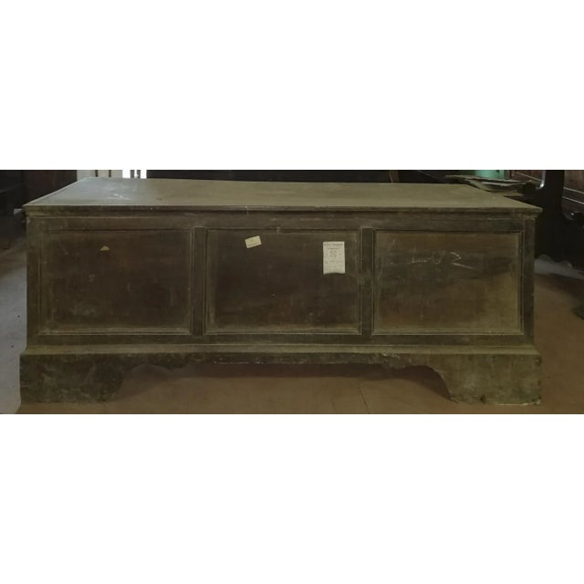 Brown Solid Walnut Chest with Three-Panel Front, Italy, Early 19th Century For Sale - Image 8 of 8