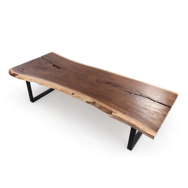 2020s 118" Inch Living Edge Desk or Dining Table 5 For Sale - Image 5 of 8