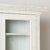 19th Century Large White Gustavian Style Pine Bookcase Display Cabinet With Glass Doors For Sale - Image 6 of 15