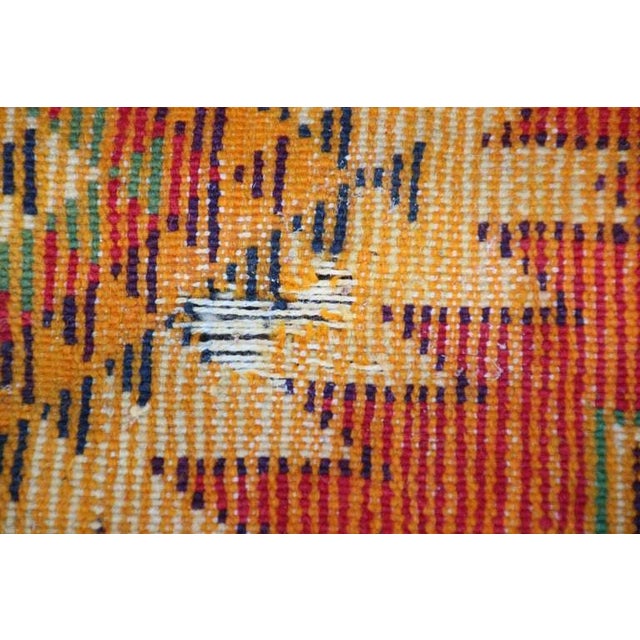 Vintage Moroccan Taznakht Tribal Wool Rug in Brown, Orange and Pink, 1960s For Sale - Image 13 of 17