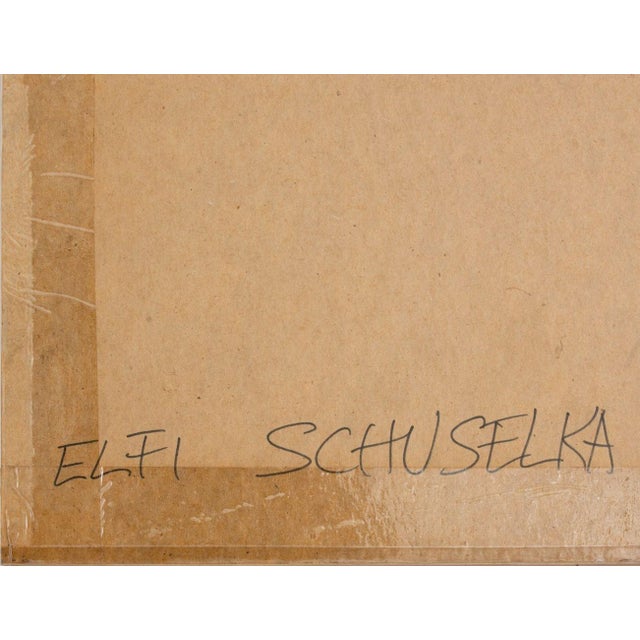 Elfi Schuselka "28" Mixed Media on Paper, 1960 For Sale In New York - Image 6 of 6