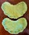 Ceramic Antique 19th Century Spode Lettuceware Porcelain Crescent Shape Salad Plates of Lettuce or Cabbage Leaves - A Set of 8 For Sale - Image 7 of 12