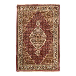 Pasargad DC Genuine Handmade Fish Design Silk & Wool Pile Rug For Sale