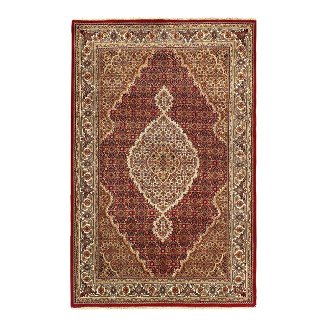 Pasargad DC Genuine Handmade Fish Design Silk & Wool Pile Rug For Sale