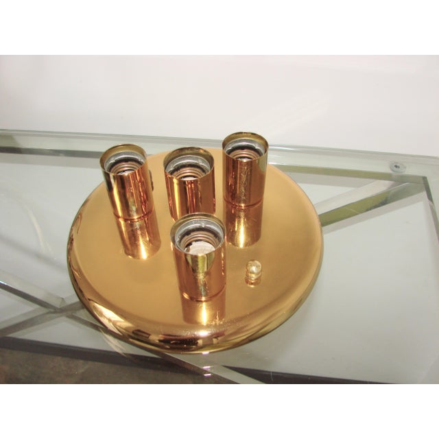 Vintage Ceiling Light in Brass-Finished Metal, 1980s For Sale - Image 11 of 13