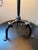 1990s 1990s Laura Lee Wrought Iron 3 Leg Table Lamp - Missing Candle at Socket Base For Sale - Image 5 of 10