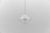 Glass Pendant Light in Opal and Textured Glass, 1960s For Sale - Image 7 of 12