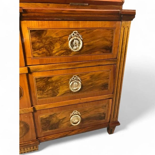 Louis XVI Cabinet with Secretaire, South Germany, 1780 For Sale - Image 11 of 14