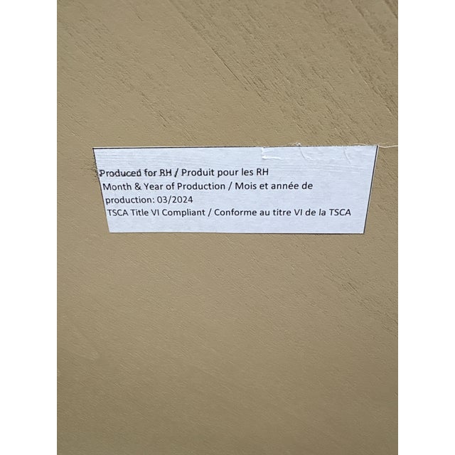 RH Restoration Hardware Byron Coffee Table — 64” Light Oak | Reeded American White Oak | Artisan Crafted New Open Box |...