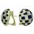 Tiffany & Co. 18k Angela Cummings Lapis Lazuli & Mother-of-Pearl Earrings. 25mm, 24.83g