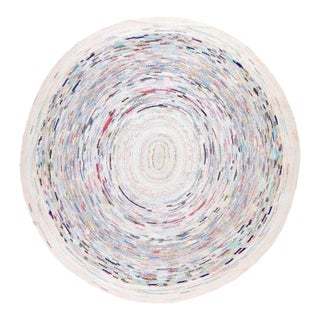 Antique American Braided Rug For Sale