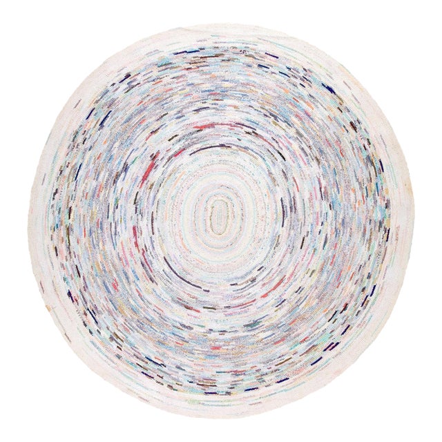 Antique American Braided Rug For Sale