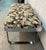 Mid 20th Century Mid 20th Century Milo Baughman Style Floral Upholstered Chrome Bench For Sale - Image 5 of 9