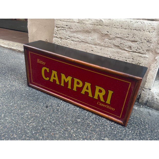1970s Vintage Campari Sign, 1970s For Sale - Image 5 of 7