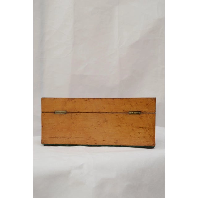 Victorian Birdseye Maple Jewelry Box For Sale - Image 8 of 14