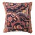 Decorative Antique Indian Agra Rug Pillow with Floral Elements For Sale