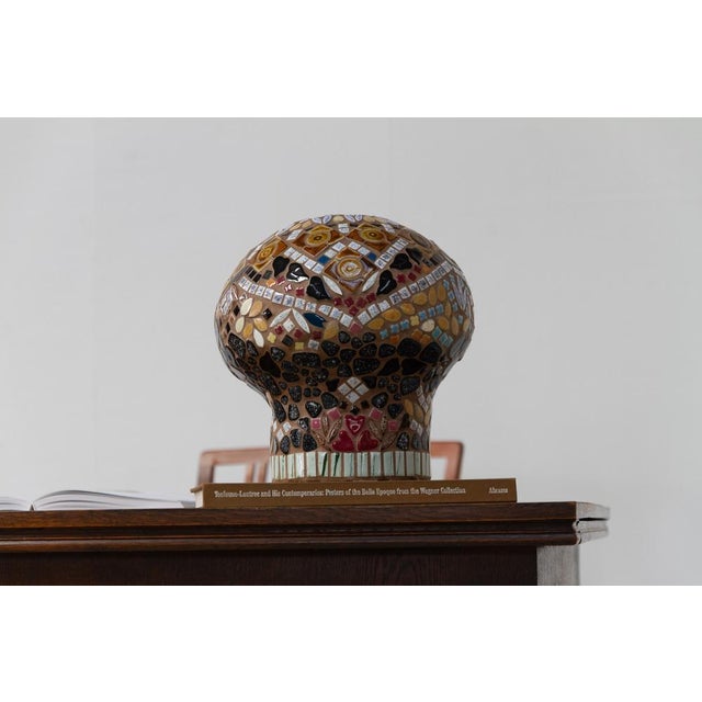 Swedish Folk Art Mosaic Mushroom Piggy Bank, 1970s For Sale - Image 4 of 16