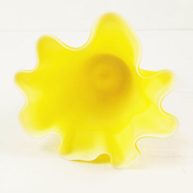 Mid-Century Modern Handkerchief Vase in Murano Glass, Italy, 1970s For Sale - Image 3 of 14