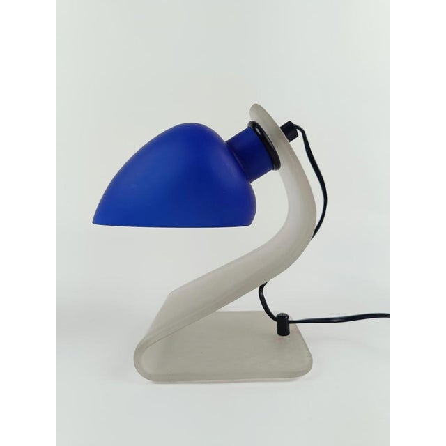 Postmodern Nightstand Table Lamps in Murano Glass attributed to De Majo, 1980s, Set of 2 For Sale - Image 17 of 18