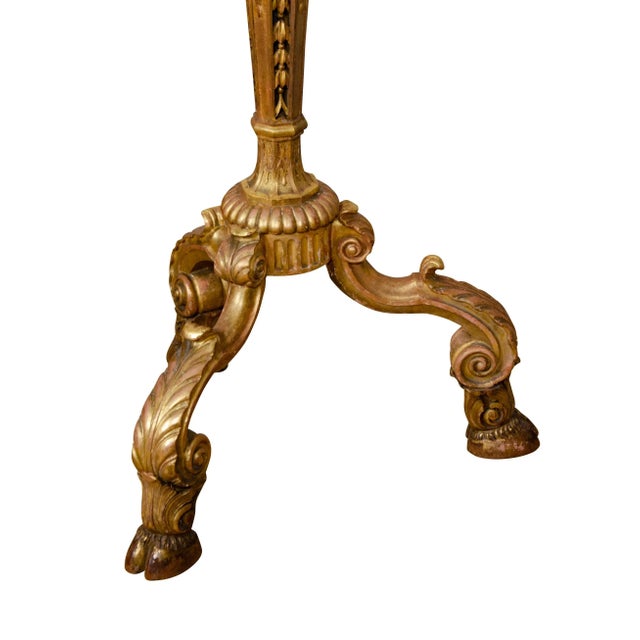 William and Mary Style Giltwood Torcheres - A Pair For Sale In Boston - Image 6 of 10