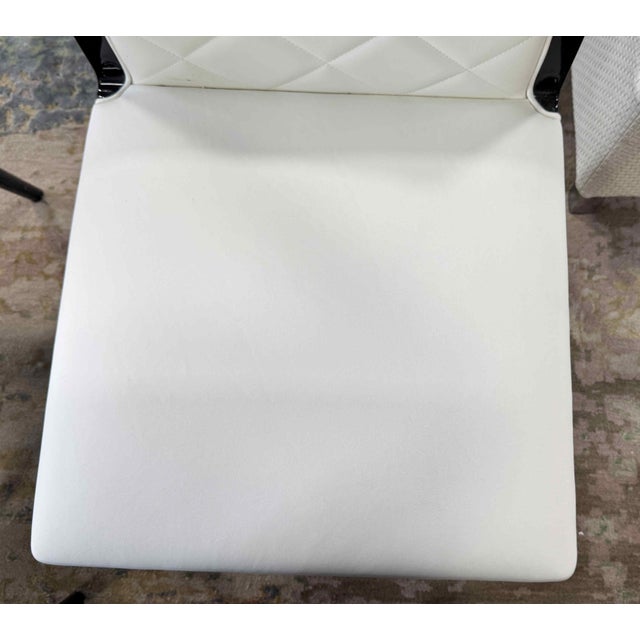 Costantini Pietro Modern Leather Dining Chairs - Set of 6 For Sale - Image 9 of 18