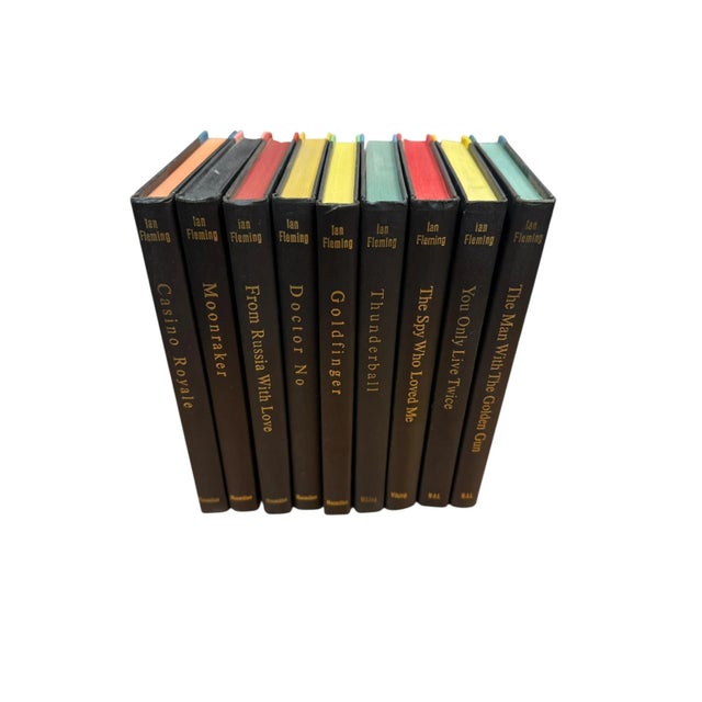 1950s Complete Set of 9 James Bond Hardcover Books by Ian Fleming For Sale - Image 9 of 18