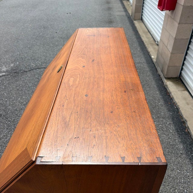 Wood Antique Walnut Chippendale Slant-Front Desk, Shenandoah Valley of Virginia, Circa 1770 For Sale - Image 7 of 18