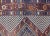 Tri-Medallion Antique Afshar Rug in Colorful Tones Brown and Gray Blue 5'0 X 6'1 For Sale - Image 10 of 12