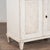 White 19th Century Swedish Gustavian White Painted Narrow Display Cabinet Bookcase For Sale - Image 8 of 9