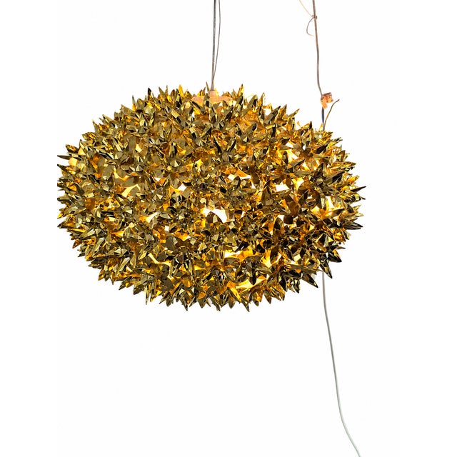 Bloom Metallic S1 Gold Hanging Lamp from Kartell, 2007 For Sale - Image 4 of 8