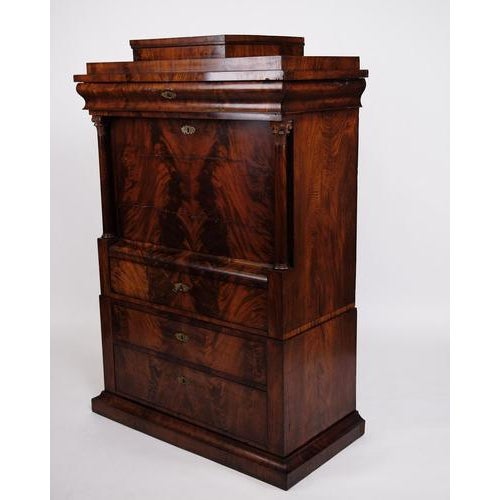 Secretaire in Mahogany For Sale - Image 10 of 12