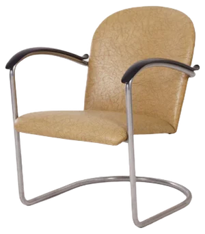 414 Tubular Armchair by W.H. Gispen for Gispen, 1960