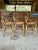 Late 20th Century Coastal Rattan With Rattan Weave Seats Barstools-Set of Three For Sale - Image 4 of 10