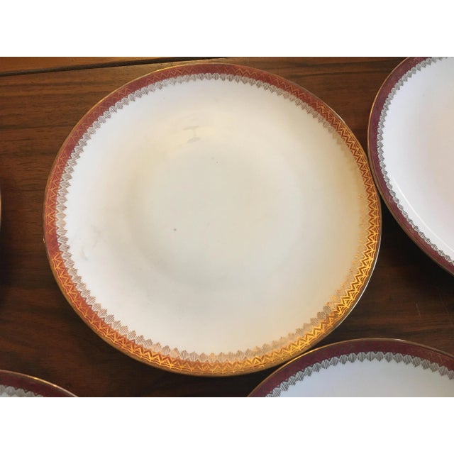 Cake Plate Set from Bavaria Porzellan, 1940s, Set of 7 For Sale - Image 6 of 14
