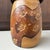 Contemporary Vintage Japanese Usaburo Kokeshi with Ume Blossoms, 1997 For Sale - Image 3 of 7