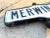 Metal Vintage or Antique Incased Metal Double Sided “Merwin Rd” Street Sign For Sale - Image 7 of 7