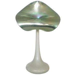 Late 20th Century Jack-In-The-Pulpit Glass Vase by Stuart Abelman