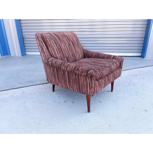 1960s Mid Century Walnut Lounge Chairs For Sale - Image 9 of 13
