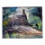 Vintage Impressionist Landscape Small Painting Harry Mathes For Sale