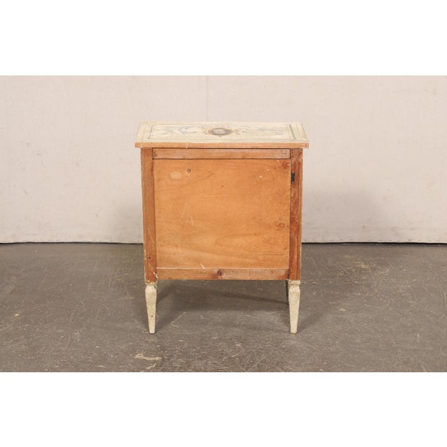 Mid 20th Century Italian Hand-Painted Serpentine Side Chest For Sale - Image 9 of 12