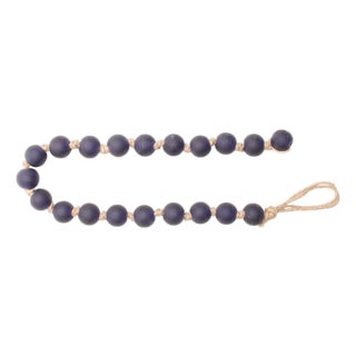 Frosted Glass Bead Garland (Set of 2) For Sale