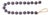 Frosted Glass Bead Garland (Set of 2) For Sale