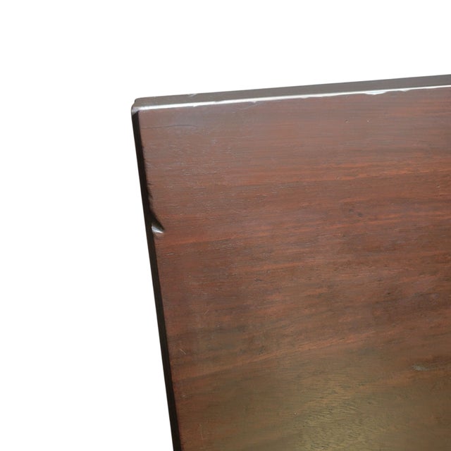 Flame Mahogany Drop Leaf Table For Sale In Boston - Image 6 of 12